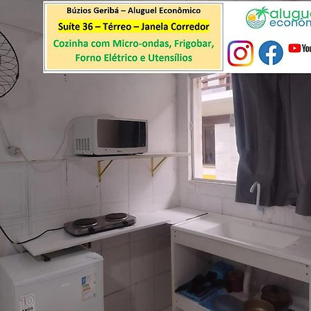 Buzios - Geriba - Suites - Aluguel Economico Eksteriør billede