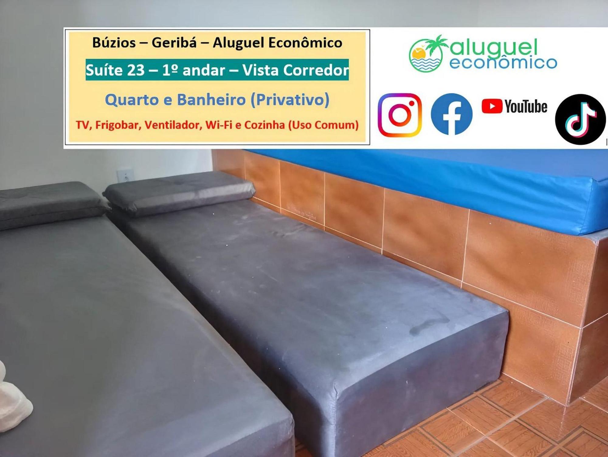 Buzios - Geriba - Suites - Aluguel Economico Eksteriør billede
