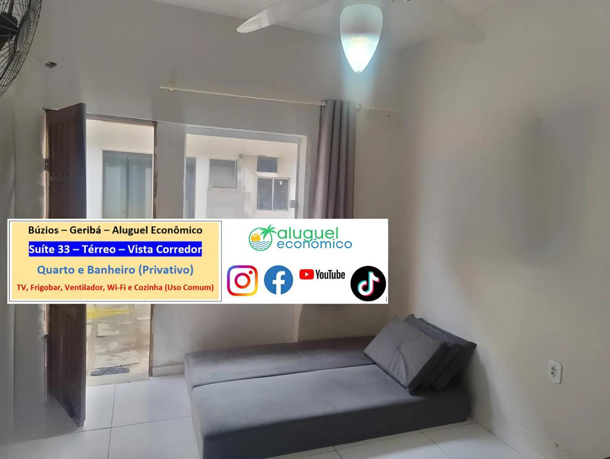 Buzios - Geriba - Suites - Aluguel Economico Eksteriør billede